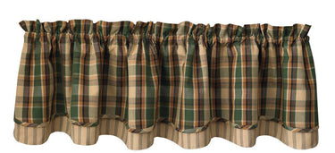 Scotch Pine Valance - Lined Layered Park Designs - The Fox Decor